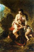 Eugene Delacroix Medea oil on canvas